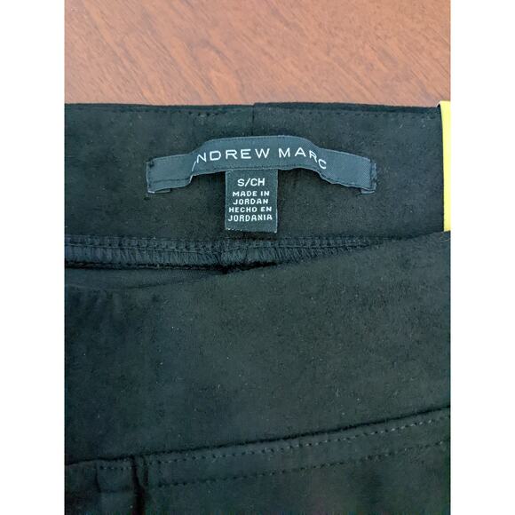 Andrew Marc Faux Suede Dress Pants S Super Soft Stretch Mid Rise Slim Fit‎ Work - Picture 4 of 14